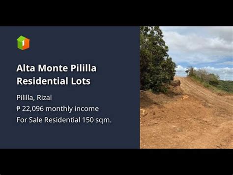 Alta Monte Pililla Residential Lots YouTube