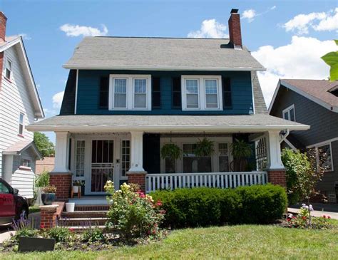 Dark Teal House Paint Reveal Before And After And Then We Tried