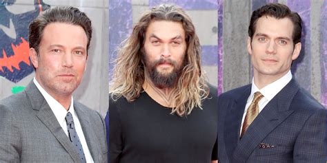 Justice Leagues Ben Affleck Henry Cavill Jason Momoa Support