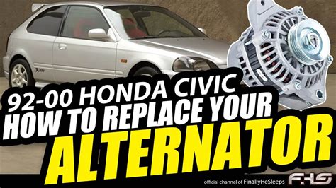 How To Replace An Alternator Belt On A Honda Civic How To Re