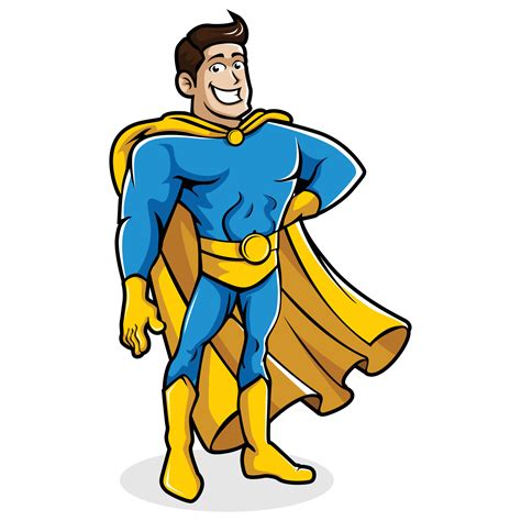 Superhero Vector Character Illustration Vector Art At Vecteezy