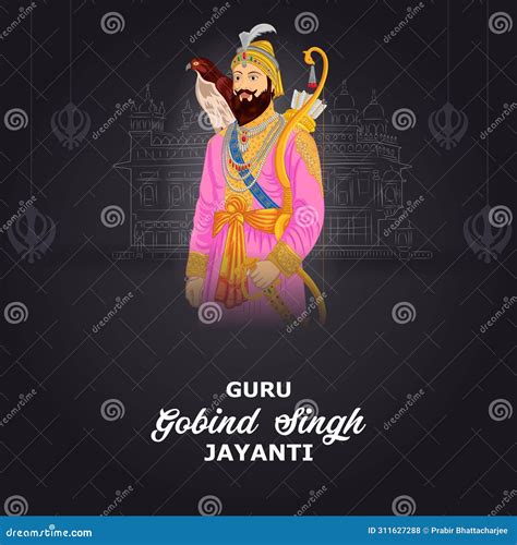 Guru Gobind Singh Jayanti For Religious Festival Of Sikh In India