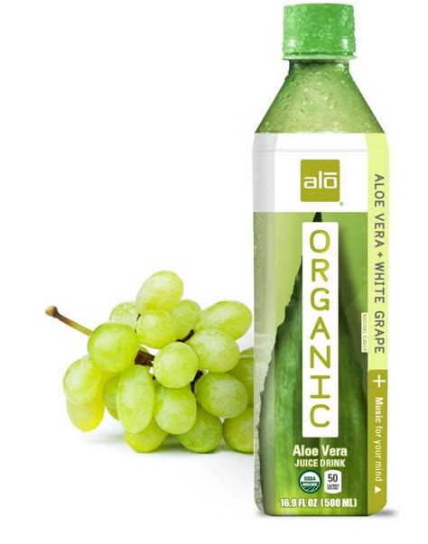 Alo Organic Aloe Vera White Grape The Natural Products Brands