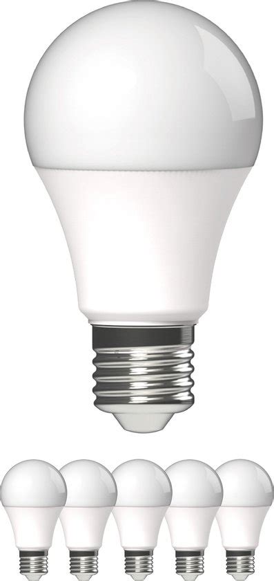 LED Lampen E27 Mat A60 Peer 8W 60W Warm Wit 6 Stuks Bol