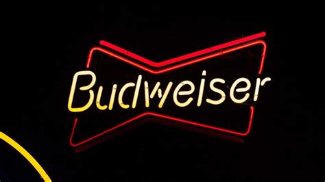 Budweiser Neon Sign At The Eddie Vannoy Collection 2020 As G312 Mecum Auctions