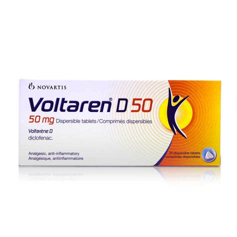 Voltaren D 50mg Dispersible Tablets