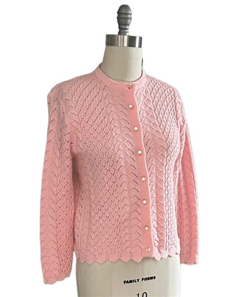 Vintage Pastel Pink Sweater Gem