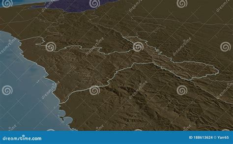 La Libertad Peru Outlined Administrative Stock Illustration