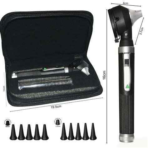 New Model Fiber Optic Mini Otoscope Black Pd Surgical