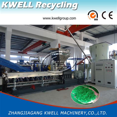 Pet Plastic Pelletizing Extrusion Linepet Bottles Flakes Scraps