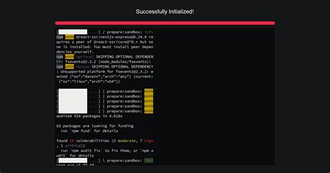 React Ssr Forked Codesandbox