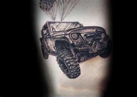 80 Jeep Tattoos For Men - Automotive Design Ideas