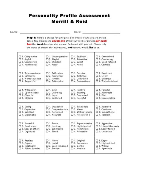 Personality Test