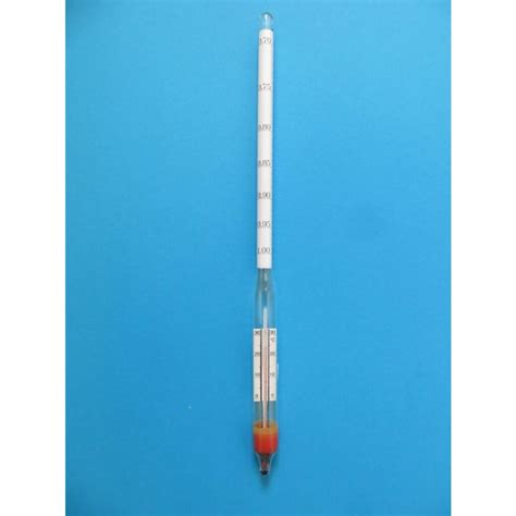 Alkoholometer Nach Gay Lussac Mit Thermometer Glaswarenfabrik Karl Hecht