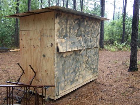 A Diy Guide On Building A Box Blind Hunting Blind Deer Blind