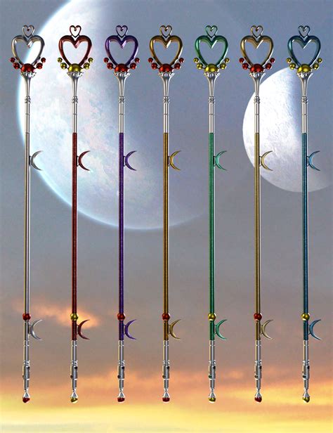 Celestial Moon Weapons Collection | Daz 3D