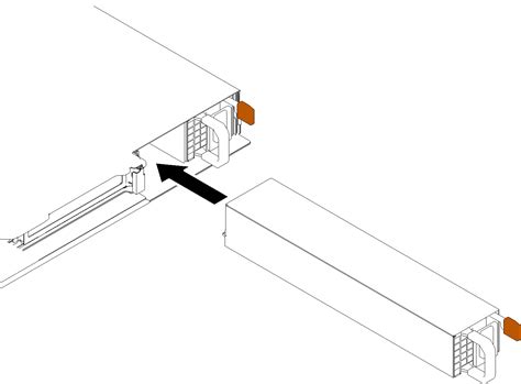 Instalar uma unidade de fonte de alimentação hot swap ThinkSystem SR Lenovo Docs