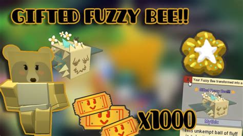 Gifted Fuzzy Bee Roblox Bee Swarm YouTube