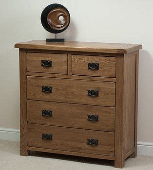 Rustic Chest Of Drawers In Solid Oak Oak Furnitureland Solid Oak