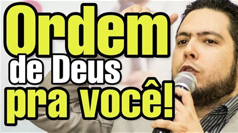 Ordem de Deus pra você Pr Rodrigo Sant Anna YouTube