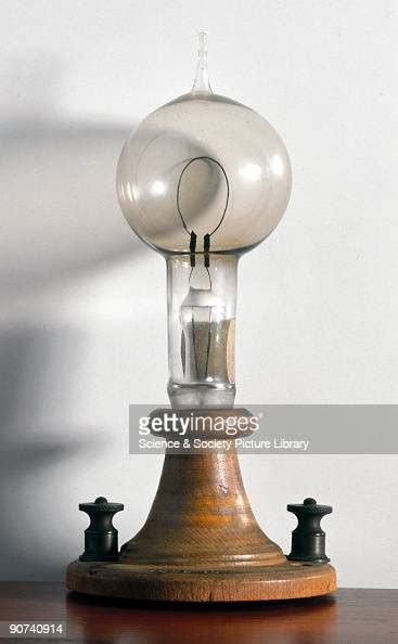 Made By The American Inventor Thomas Alva Edison Edisons Lamp Had