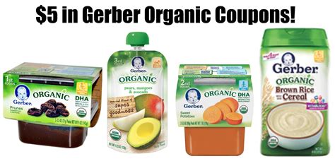 Gerber Baby Food Coupons Printable