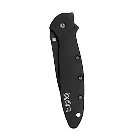 Kershaw 1660cktst Leek Black Serrated Pocket Knife 3 Inch Partially