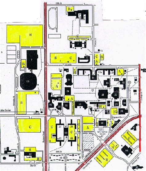 University Of Northern Iowa Campus Map Map