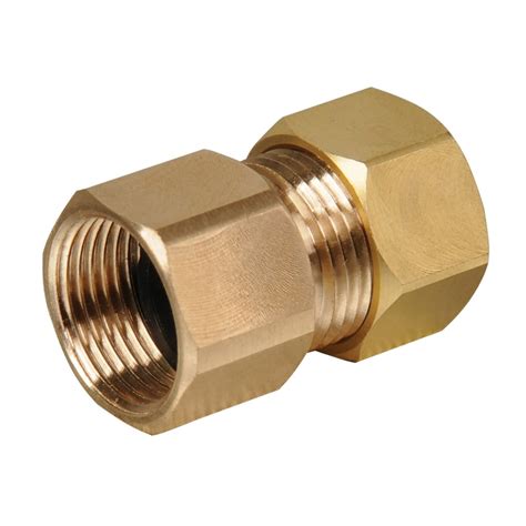 B&K 1/4-in x 3/8-in Compression Coupling Fitting at Lowes.com