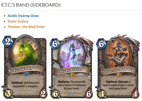 Hearthstone Top Decks On Twitter Standard TicTac HS S 40 Legend