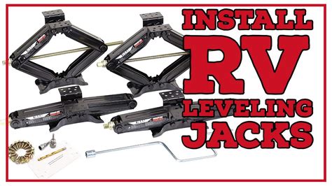 How To Install Stabilizing Jacks On Trailer Rv Camper Youtube