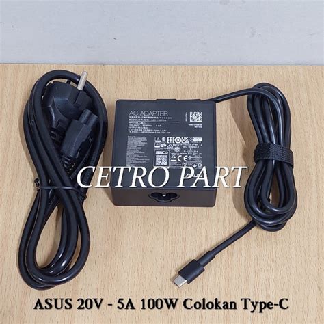 Jual Adaptor Charger Asus Zenbook Flip 14 UP5401E 20V 5A 100W Type C