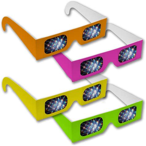 Amazon.com: Rainbow Symphony Diffraction Grating Glasses - Assorted ...