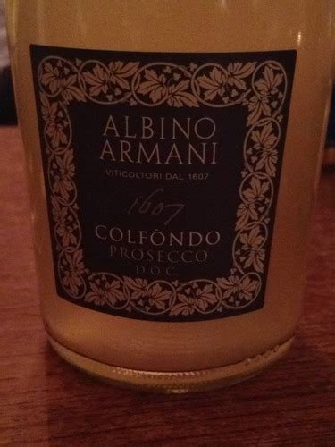 Albino Armani Prosecco Colfondo Vivino US