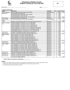 Fillable Online Springdale Primary School - Studylib Fax Email Print ...