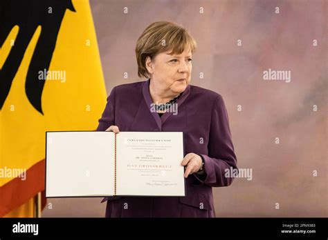 Berlin Germany Th Apr Angela Merkel Former Federal