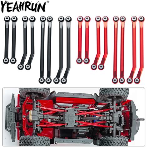 Yeahrun Metal Chassis Linkage High Clearan And Steering Link Set For