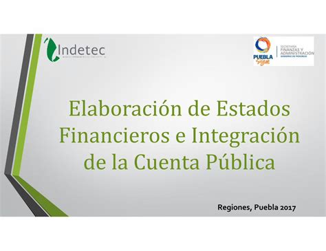 Pdf Elaboraci N De Estados Financieros E Integraci N De La Cacep