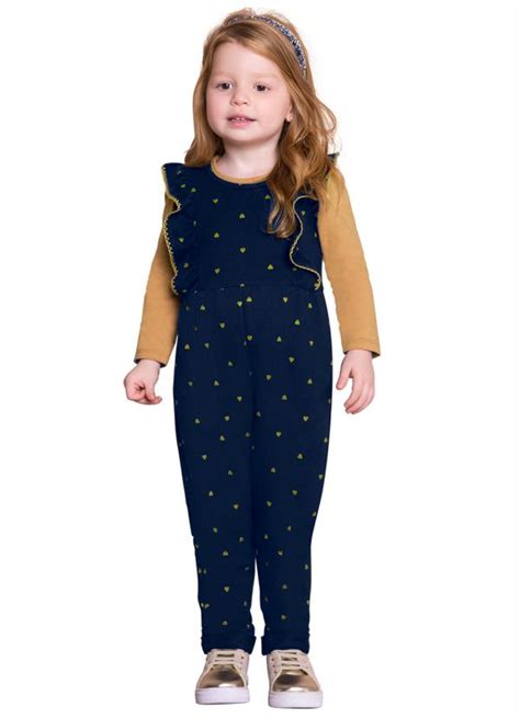 Conjunto Infantil Menina Marrom Milon