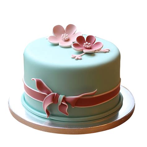 Delicious Decorated Fondant Cake On Png Background 27144164 Png