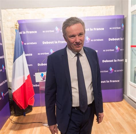 Pr Sidentielle Nicolas Dupont Aignan Sera T Il Vraiment Au