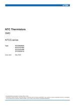 NTC Thermistors SMD TDK Electronics Europe PDF Catalogs Technical