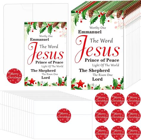 Amazon Zhanmai 150 Pcs Bulk Looking For Jesus Christmas Cards