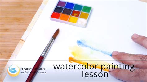 Watercolor Painting Lesson - Online, Free, Part 4 | Creative Sessions