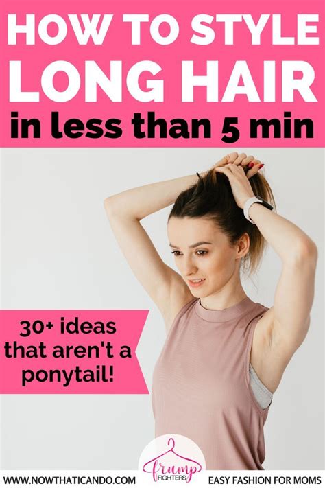 Easy Hairstyles For Moms With Long Hair Besides A Ponytail Artofit