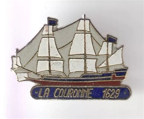 Rare Pins Pin S Bateau Boat Voilier Voile Marine Armee La Couronne