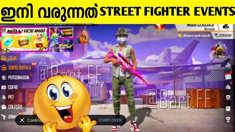 Street Fighter Events In Free Fire Free Fire New Events New Event