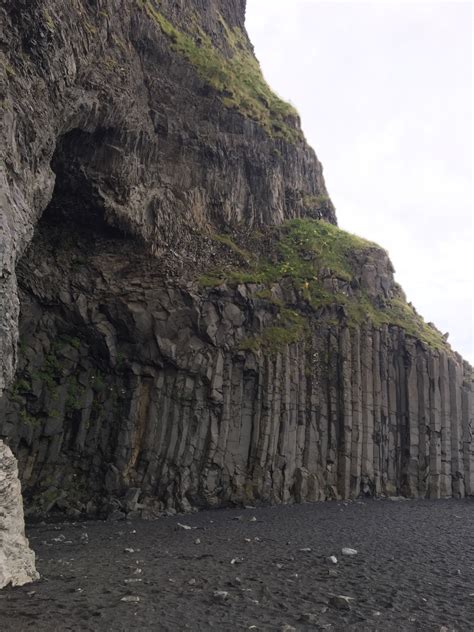 Bone Of Contention Basalt Columns In Reynisfjara Black Sand Beach