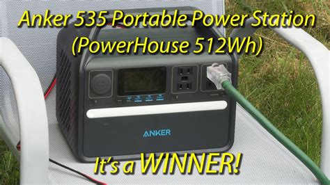 The Anker 535 Portable Power Station PowerHouse 512WH Review YouTube