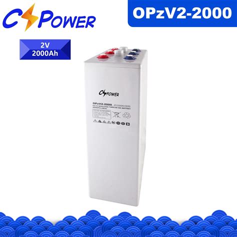 Cspower Battery 2V2000ah Opzv Tubular Deep Cycle Gel Battery For Solar